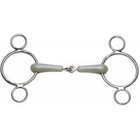 Produktbild von Feeling Flexi 3-Ring Gebiss transparent weiß - 135 mm