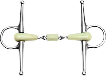 Produktbild von Feeling Flexi Zweizinkiger Pferdeanlaufsenker in Silber und Weiß