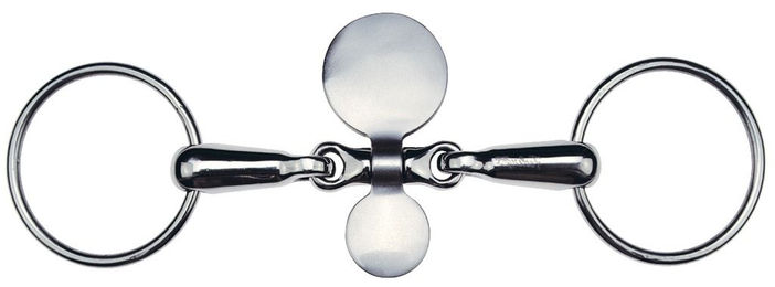 Produktbild von Feeling Gebiss FEE Zungenstrecker doppelt gebrochen aus Edelstahl Silber 18 mm