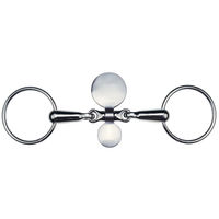 Produktbild von Feeling Gebiss FEE Zungenstrecker doppelt gebrochen aus Edelstahl Silber 18 mm