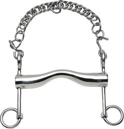 Produktbild von Feeling Gebiss für Pferde aus Edelstahl mit kurzen Ästen in Silber