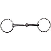 Produktbild von Feeling Gebiss mit 2 Ringen aus Edelstahl für Pferde in Silber