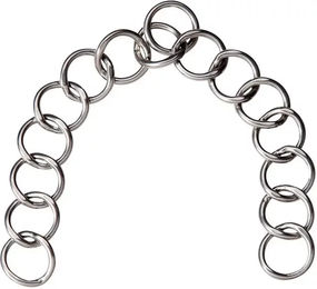 Feeling Gurmettenringe für Fahrpferde aus Edelstahl Silber 15er Pack – Bild 1 von 1