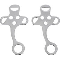 Produktbild von Feeling Hackamore Gebiss Äste aus Edelstahl 17 cm Silber Grau