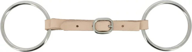 Produktbild von Feeling Lederzäumung mit Kette für Pferde in Beige und Silber