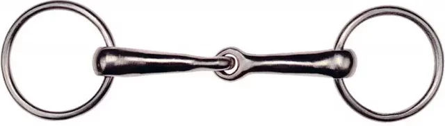 Produktbild von Feeling Mors Gebiss für Pferde mit 2 Ringen aus vernickeltem Stahl in Silber