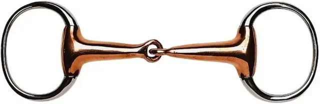 Feeling Olivenkopftrense mit Olivenkopfgebiss in Kupfer und Leder – Bild 1 von 2