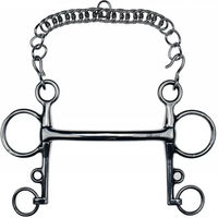Produktbild von Feeling Pelham Bit für Pferde aus Edelstahl in Bunt/Silber 115 mm