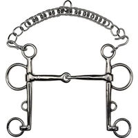 Produktbild von Feeling Pelham Gebiss für Pferde aus vernickeltem Edelstahl in Silber
