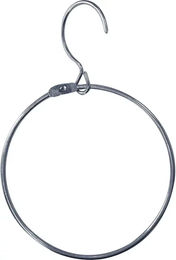 Produktbild von Feeling Präsentationsring für Reiter mit beweglichem Haken in Silber aus Metall