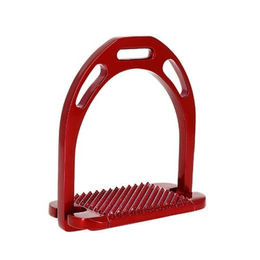 Produktbild von Feeling Pro Aluminium Steigbügel Rot 12,5 cm - 12,5 cm