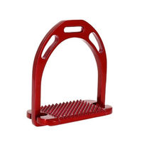 Produktbild von Feeling Pro Aluminium Steigbügel Rot 12,5 cm - 12,5 cm
