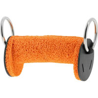 Produktbild von Feeling Rechte Schwamm-Mundstücke für Pferde aus Memory Foam Orange