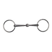 Produktbild von Feeling Wassertrense und Gebiss mit 2 Ringen für Pferde aus Metall in Silber