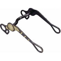 Produktbild von Feeling Western Show Kandare Blacksteel mit Medium Port und Shanks 12,5 cm