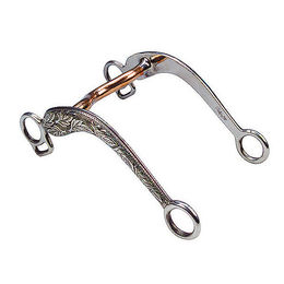 Produktbild von Feeling Westernkandare aus Edelstahl mit Gravur in Silber für Pferde