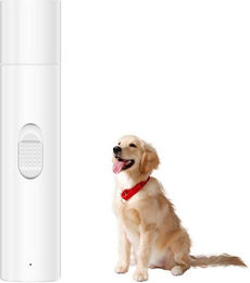 feinlux Krallenschleifer für Hunde und Katzen, geräuscharmer Krallenschneider in Weiß, USB aufladbar – Bild 1 von 1