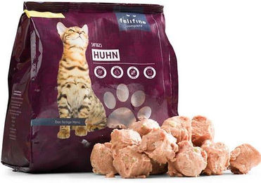 FeliFine Huhn Menü Nuggets Katzenfutter getreidefrei mit hohem Fleischanteil 528g – Bild 1 von 2