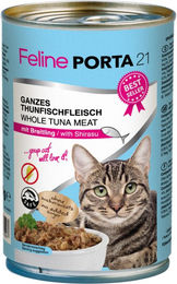 Produktbild von Feline Porta 21 Katzen Nassfutter Adult Thunfisch in Sauce getreidefrei 6 x 400 g - 6 x 400 g