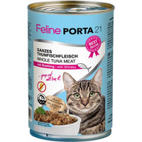 Produktbild von Feline Porta 21 Katzen Nassfutter Adult Thunfisch in Sauce getreidefrei 6 x 400 g - 6 x 400 g