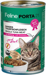 Produktbild von Feline Porta 21 Katzen Nassfutter Adult Thunfisch in Sauce getreidefrei 6 x 400 g - 6 x 400 g
