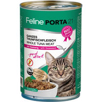 Produktbild von Feline Porta 21 Katzen Nassfutter Adult Thunfisch in Sauce getreidefrei 6 x 400 g - 6 x 400 g