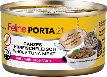 Produktbild von Feline Porta 21 Katzen Nassfutter Adult Thunfisch in Sauce getreidefrei 6 x 90 g - 6 x 90 g
