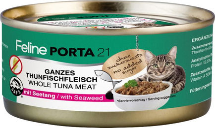 Produktbild von Feline Porta 21 Katzen Nassfutter Thunfisch in Sauce getreidefrei 6 x 156 g - 6 x 156 g