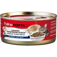 Produktbild von Feline Porta 21 Katzen Nassfutter Thunfisch mit Rind in Sauce 6 x 156 g getreidefrei ohne Zucker - 6 x 156 g