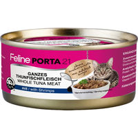 Produktbild von Feline Porta 21 Katzenfutter Thunfisch mit Shrimps 6 x 156 g - 6 x 156 g
