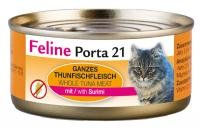 Feline Porta 21 Katzenfutter Thunfisch mit Surimi Stückchen in Sauce getreidefrei 6 x 156 g - 6 x 156 g – Bild 1 von 2
