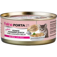 Produktbild von Feline Porta 21 Kitten Nassfutter Huhn in Sauce 6 x 156 g - 6 x 156 g