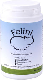 Produktbild von Felini Complete Hypoallergenes Mineralfutter Pulver zur Nahrungsergänzung für Katzen 125 g