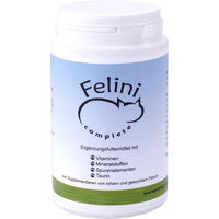 Produktbild von Felini Complete Hypoallergenes Mineralfutter Pulver zur Nahrungsergänzung für Katzen 125 g