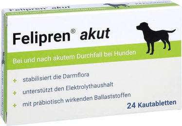 Produktbild von Felini Felipren akut Kautabletten für Hunde bei Magen-Darm-Beschwerden 24 Stück