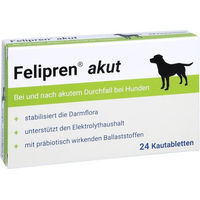 Produktbild von Felini Felipren akut Kautabletten für Hunde bei Magen-Darm-Beschwerden 24 Stück