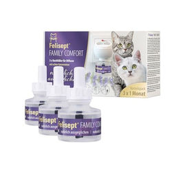 Felisept Family Comfort Entspannungsmittel für Katzen mit Katzenminze 3 x 45 ml Nachfüllpackung - 3 x 45 ml – Bild 1 von 5