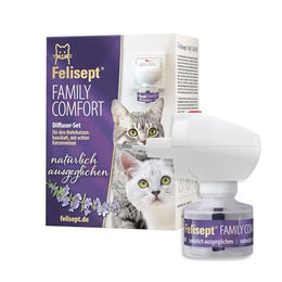 Felisept Family Comfort Starter-Set mit Verdampfer und 45ml Flakon zur Entspannung für Katzen - 45 ml – Bild 1 von 10