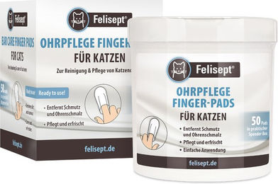 Felisept Ohrpflege Finger-Pads für Katzen 50 Stück – Bild 1 von 6