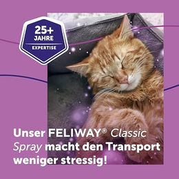 FELIWAY Classic Transportspray zur Beruhigung für Katzen 20 ml - 20 ml – Bild 1 von 8