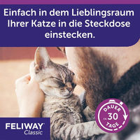 Produktbild von Feliway Classic Verdampfer mit 4x48ml Nachfüllflakons für Katzen