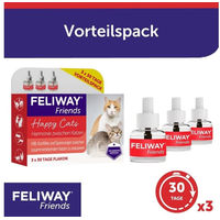 Produktbild von Feliway Friends Pheromon-Lösung zur Beruhigung für Katzen 3x30 Tage Vorteilspack - 3 x 48 ml