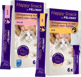Feliway Happy Snack Katzen Leckerli Huhn zur Beruhigung 24 x 15 g – Bild 1 von 13