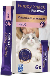 FELIWAY Happy Snack Lachs Cremige Paste zur Beruhigung für Katzen 6x15 g – Bild 1 von 13