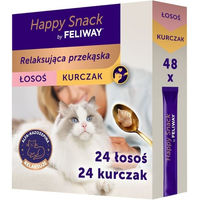 Produktbild von FELIWAY Happy Snack Mix Katzensticks Huhn und Lachs für Katzen 48 x 15 g