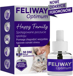 FELIWAY Optimum Nachfüllpackung mit Pheromonen zur Beruhigung für Katzen aller Altersstufen 48 ml – Bild 1 von 7