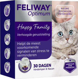 Feliway Optimum Startset mit Happy Snack Huhn zur Beruhigung für Katzen – Bild 1 von 4