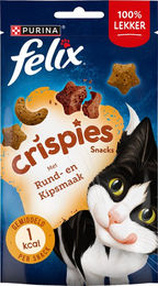 Felix Crispies Katzenleckerli Lachs und Forelle 45 g – Bild 1 von 3
