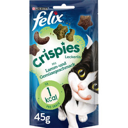 Felix Crispies Katzensnack Lamm und Gemüse für erwachsene Katzen 8x45g – Bild 1 von 9