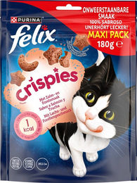 Felix Crispies Leckerli Lachs und Forelle 180 g – Bild 1 von 1